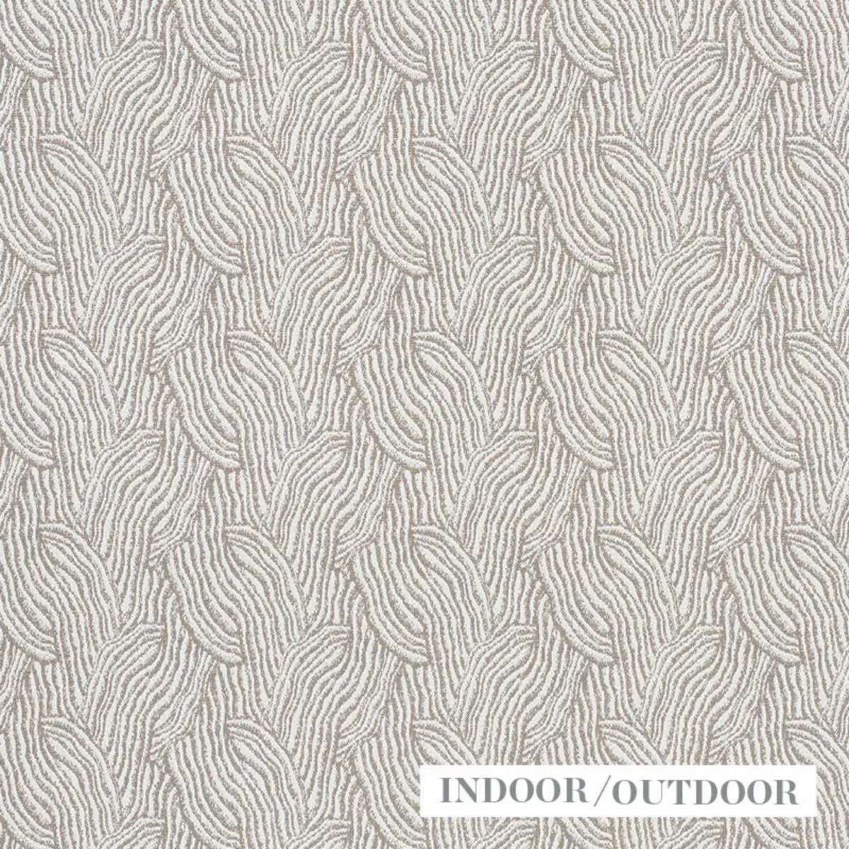 Schumacher 73830 Strata Indoor/Outdoor Stone fabric swatch
