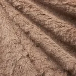 Schumacher 85321 Stratton Faux Fur Fawn fabric swatch