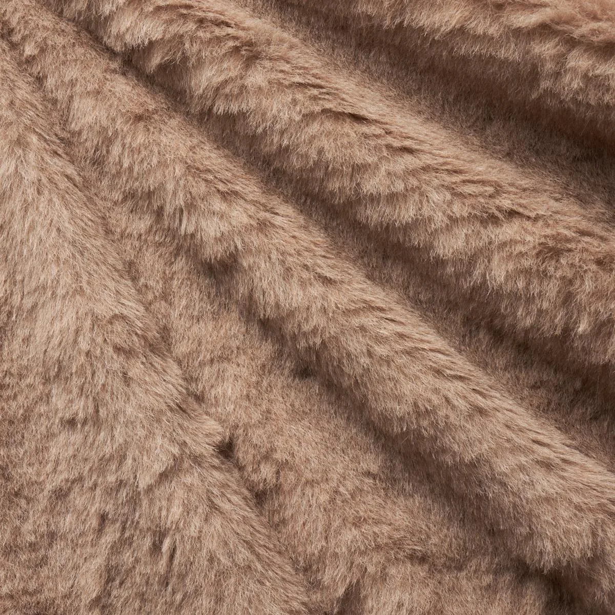 Schumacher 85321 Stratton Faux Fur Fawn fabric swatch