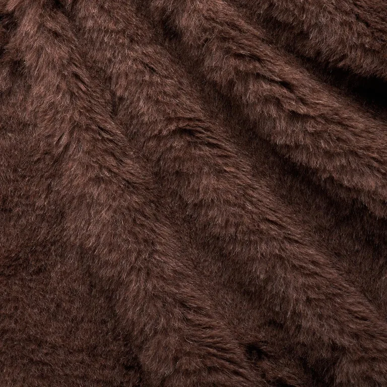 Schumacher 85320 Stratton Faux Fur Sable fabric swatch