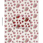 Schumacher TL400081 Strawberry Fields Red fabric swatch
