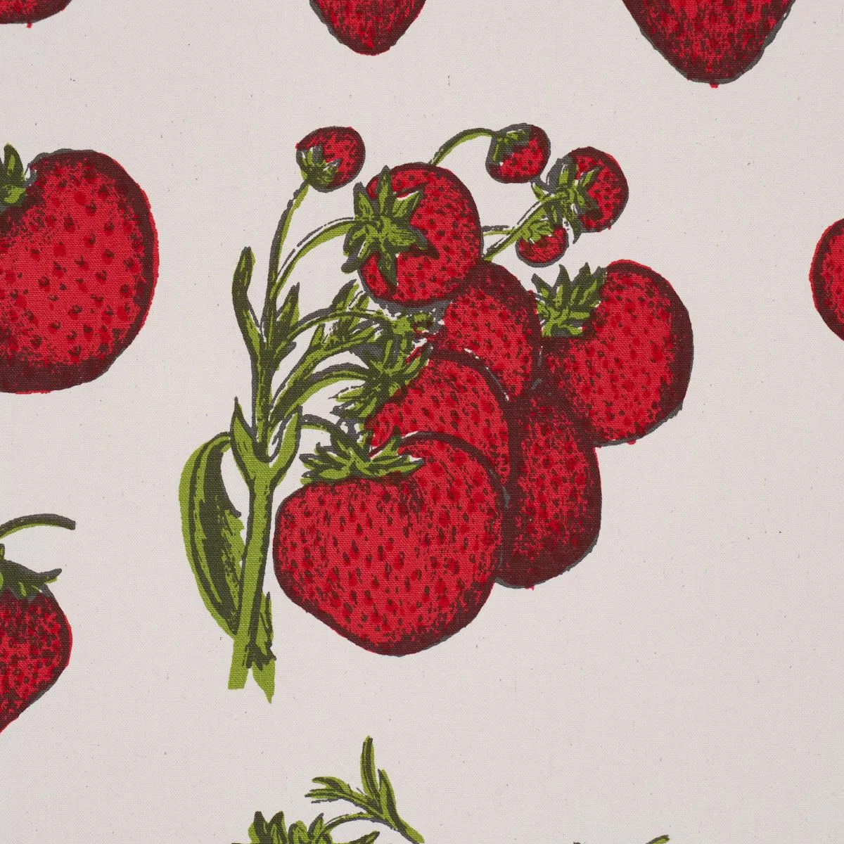 Schumacher TL400081 Strawberry Fields Red fabric swatch