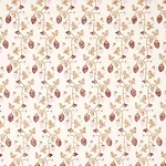 Schumacher 179781 Strawberry Hand Block Print Copper fabric swatch