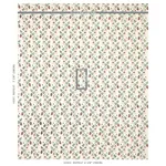 Schumacher 179780 Strawberry Hand Block Print Grass fabric swatch