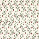 Schumacher 179780 Strawberry Hand Block Print Grass fabric swatch