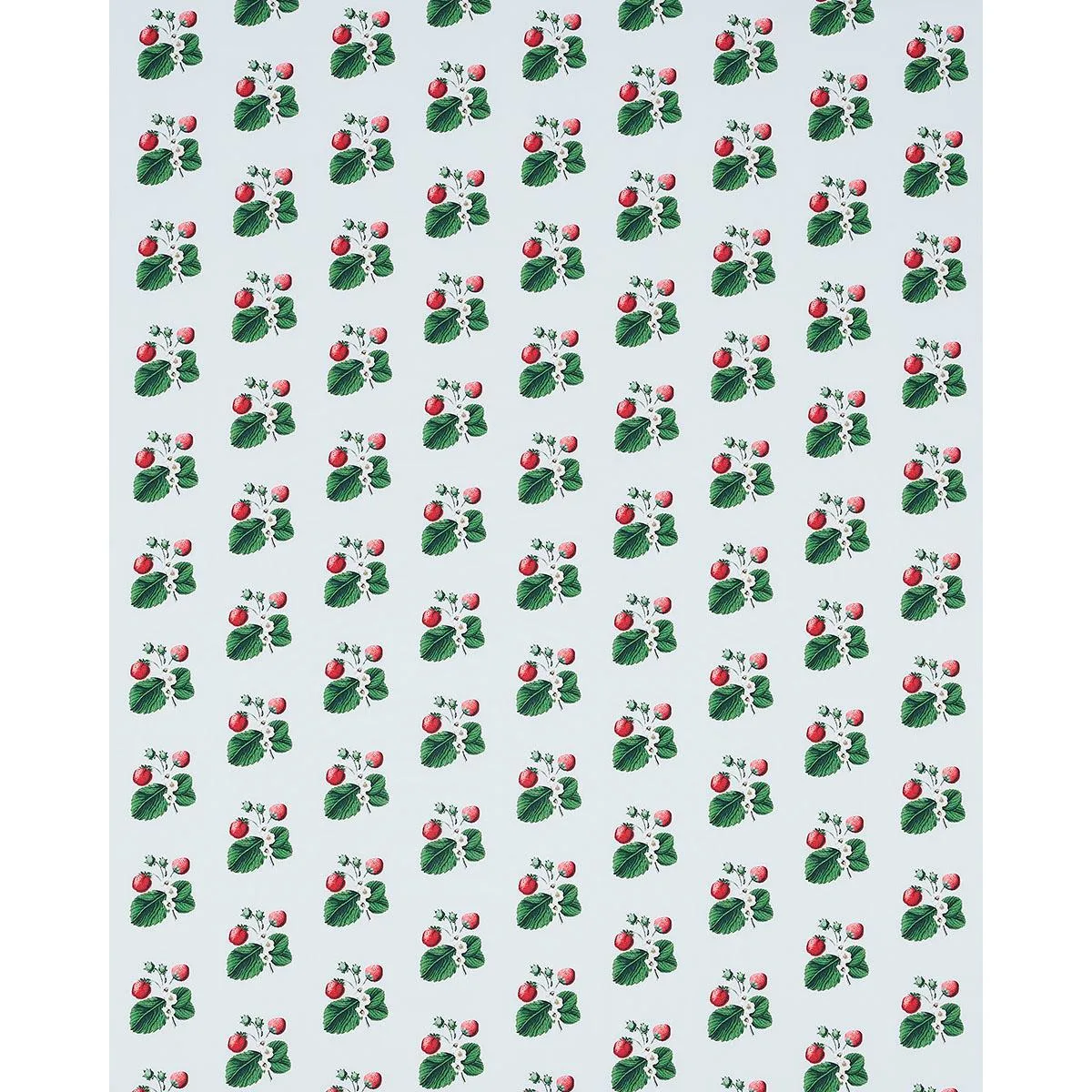 Schumacher 180641 Strawberry Hill Sky fabric swatch