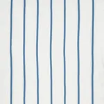 Schumacher 75760 Stripe Appliqué Sheer Blue fabric swatch