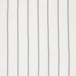 Schumacher 75761 Stripe Appliqué Sheer Grey fabric swatch