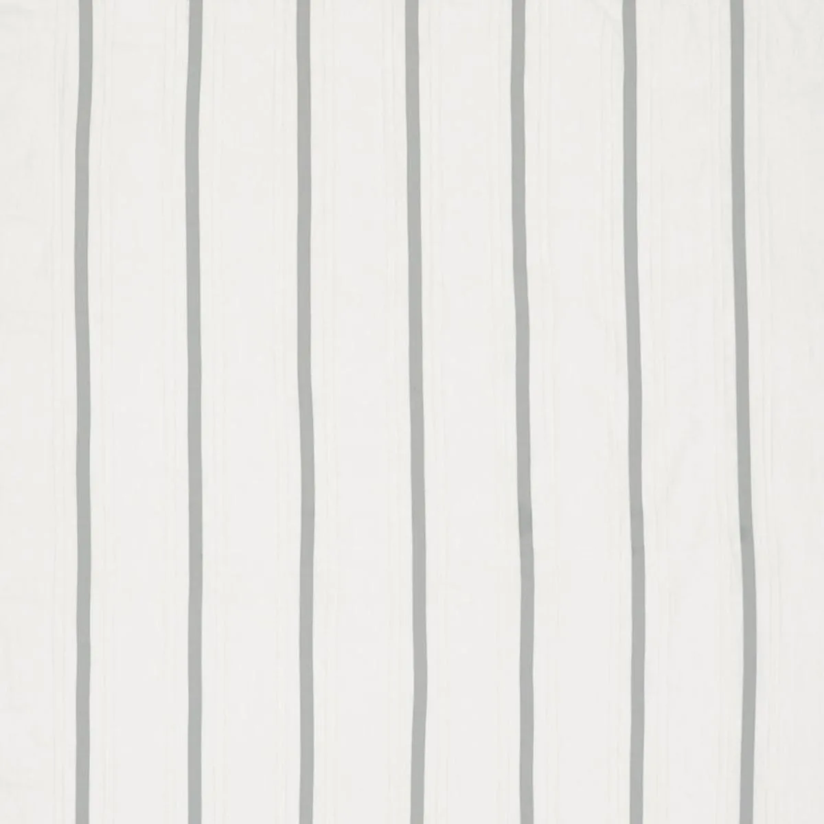 Schumacher 75761 Stripe Appliqué Sheer Grey fabric swatch