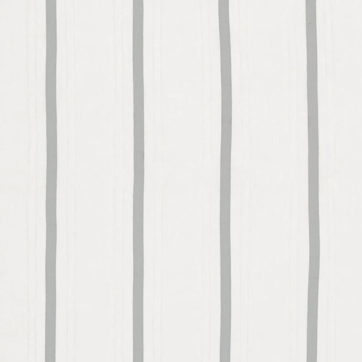 Schumacher 75761 Stripe Appliqué Sheer Grey fabric swatch