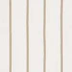 Schumacher 75762 Stripe Appliqué Sheer Tan fabric swatch