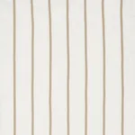 Schumacher 75762 Stripe Appliqué Sheer Tan fabric swatch