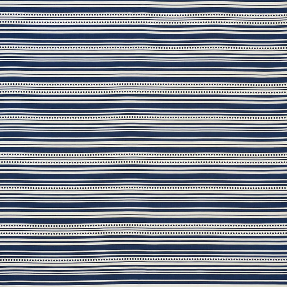 Schumacher 176592 Stripedot Ii Indoor/Outdoor Navy fabric swatch