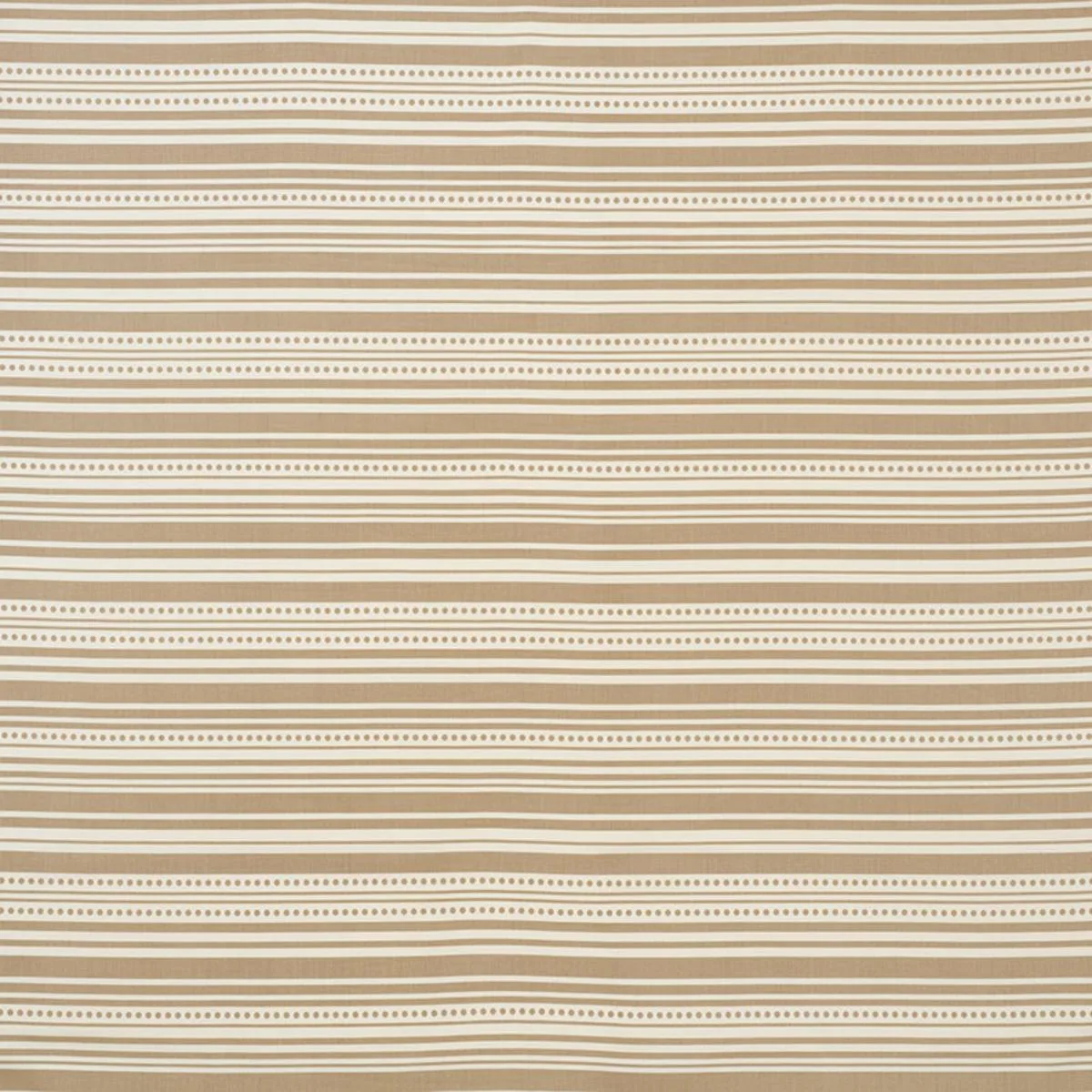 Schumacher 176591 Stripedot Ii Indoor/Outdoor Sand fabric swatch