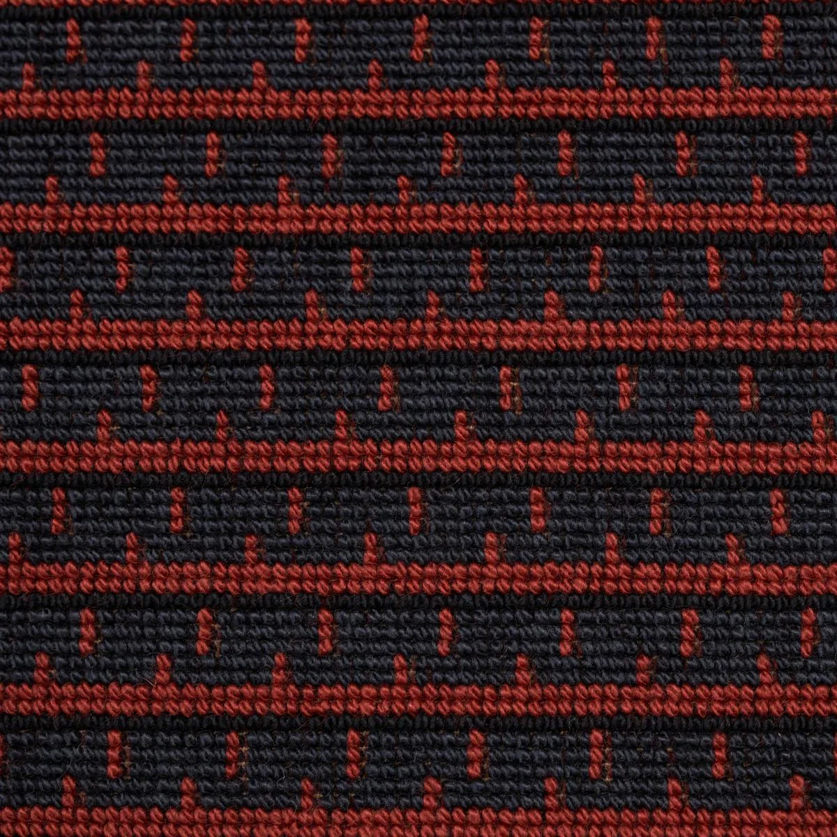 Schumacher 81040 Struktur éPinglé Russet fabric swatch