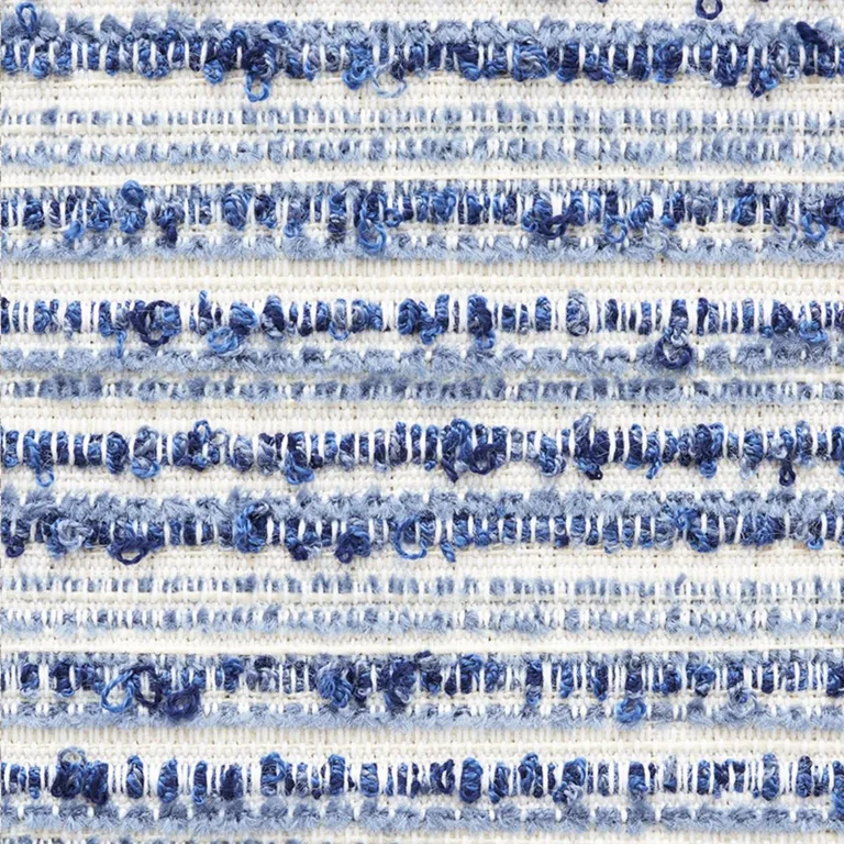 Schumacher 73771 Stucco Texture Indoor/Outdoor Indigo fabric swatch