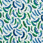 Schumacher 182211 Sugar Ann Indoor/Outdoor French Blue fabric swatch