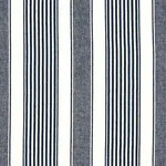 Schumacher 66095 Summerville Linen Stripe Navy fabric swatch