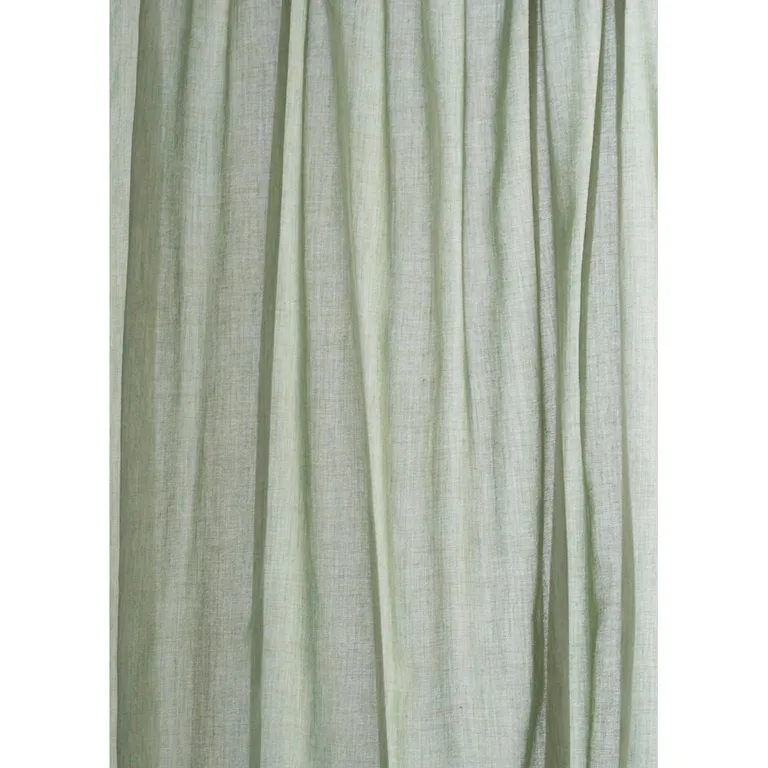 Schumacher 85078 Summit Sda Sheer Aloe fabric swatch