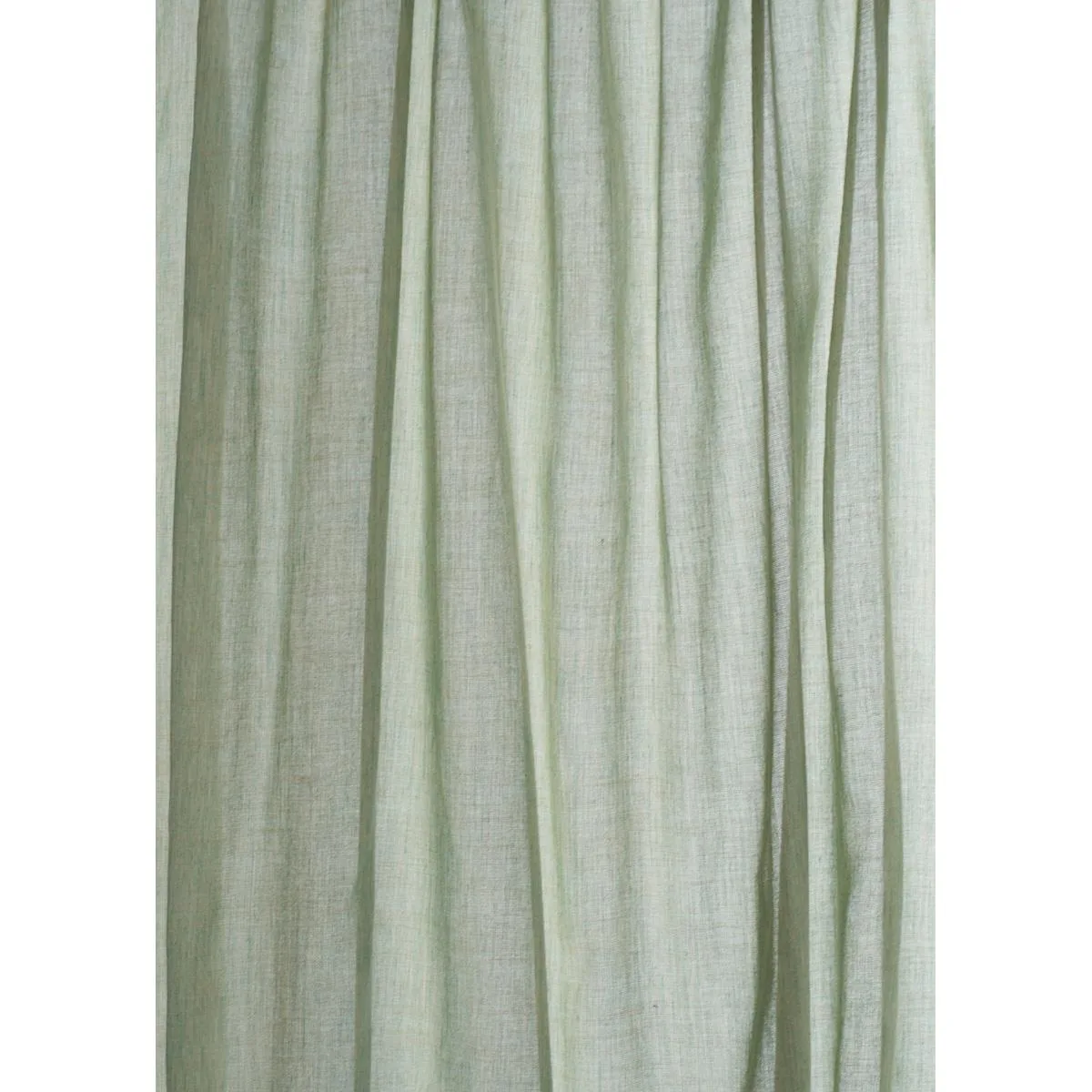 Schumacher 85078 Summit Sda Sheer Aloe fabric swatch