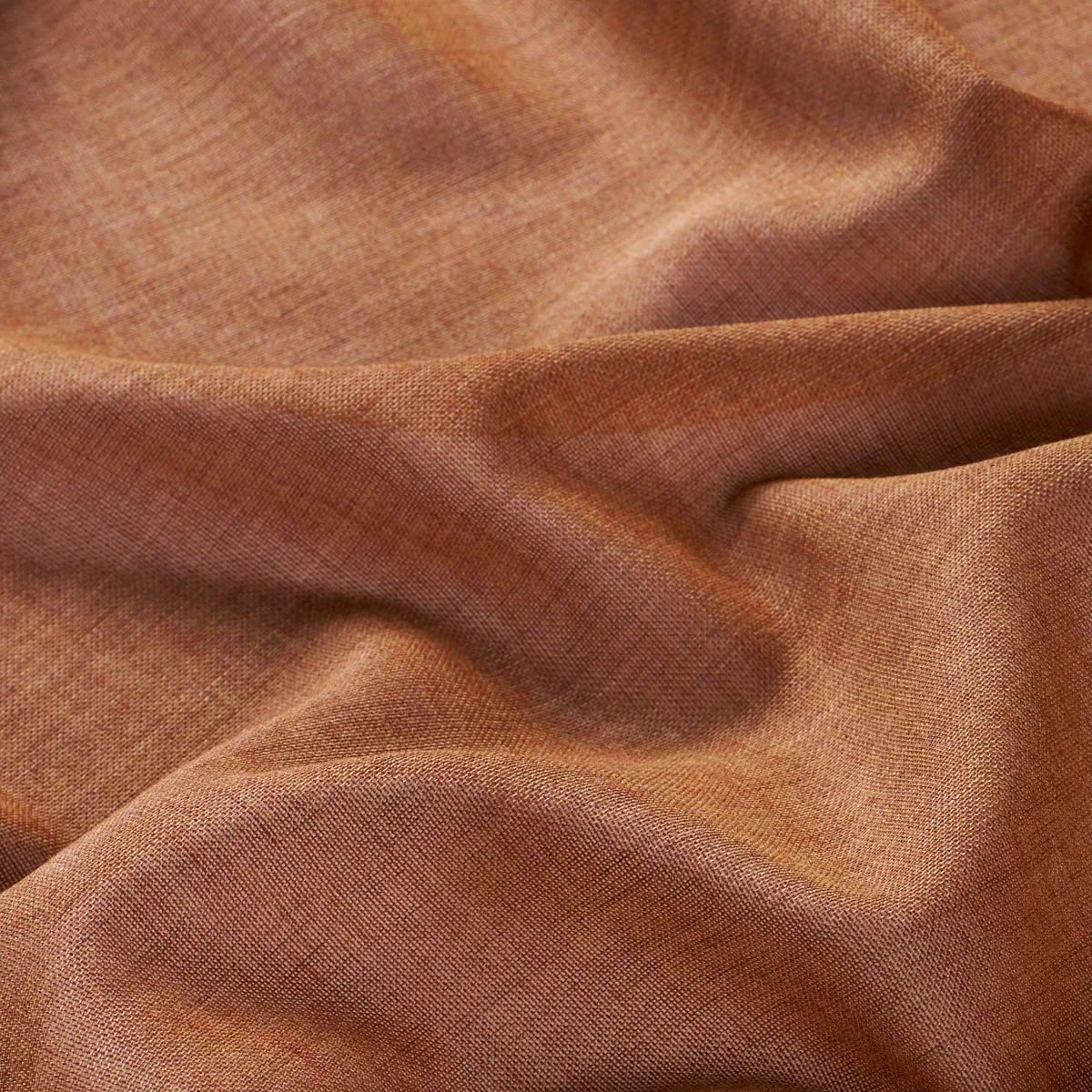 Schumacher 85075 Summit Sda Sheer Clay fabric swatch