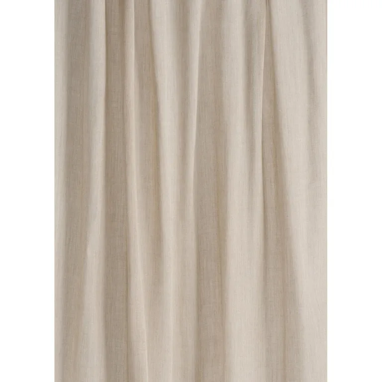 Schumacher 85073 Summit Sda Sheer Flax fabric swatch