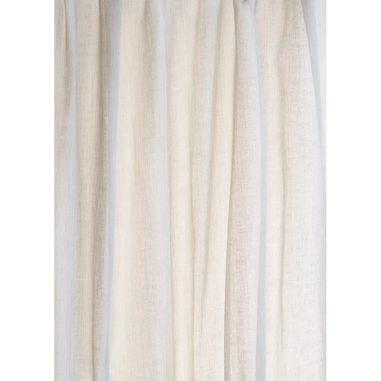 Schumacher 85072 Summit Sda Sheer Oat fabric swatch