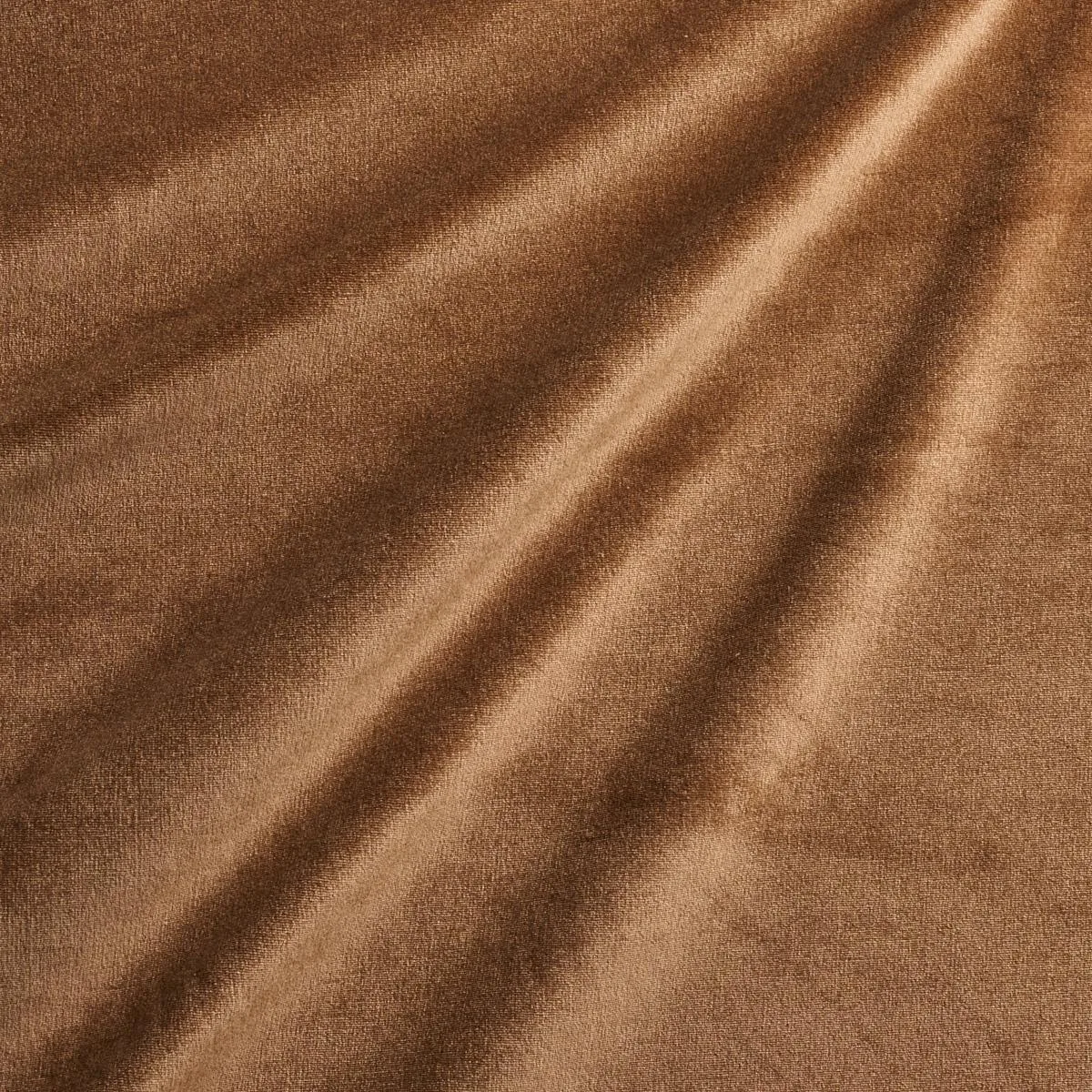 Schumacher 81891 Sumptuous Silk Wool Velvet Camel fabric swatch