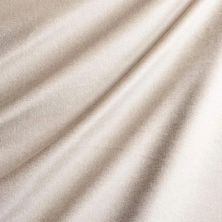Schumacher 81893 Sumptuous Silk Wool Velvet Ivory fabric swatch