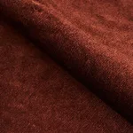 Schumacher 81890 Sumptuous Silk Wool Velvet Mahogany fabric swatch