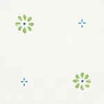 Schumacher 177730 Suna Floral Green fabric swatch