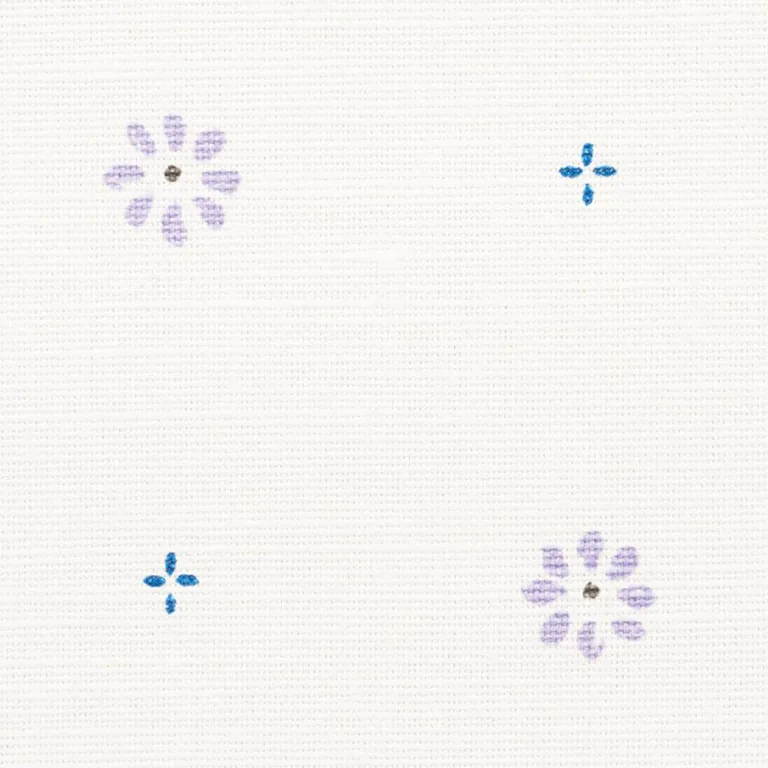 Schumacher 177731 Suna Floral Lilac fabric swatch