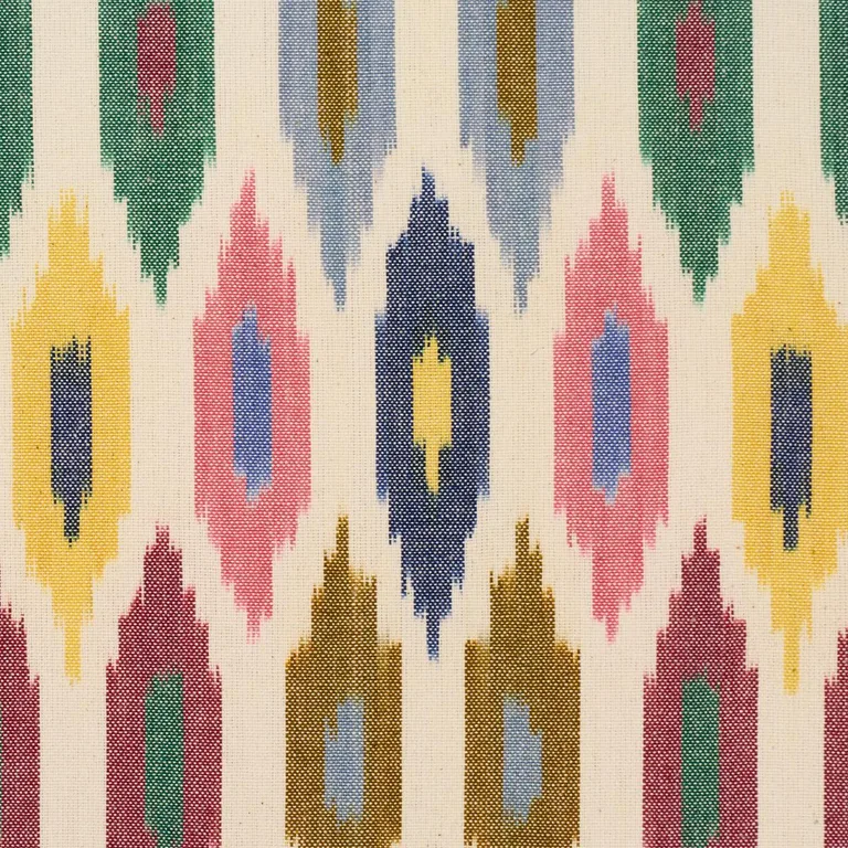 Schumacher 3471000 Sunara Ikat Confetti fabric swatch