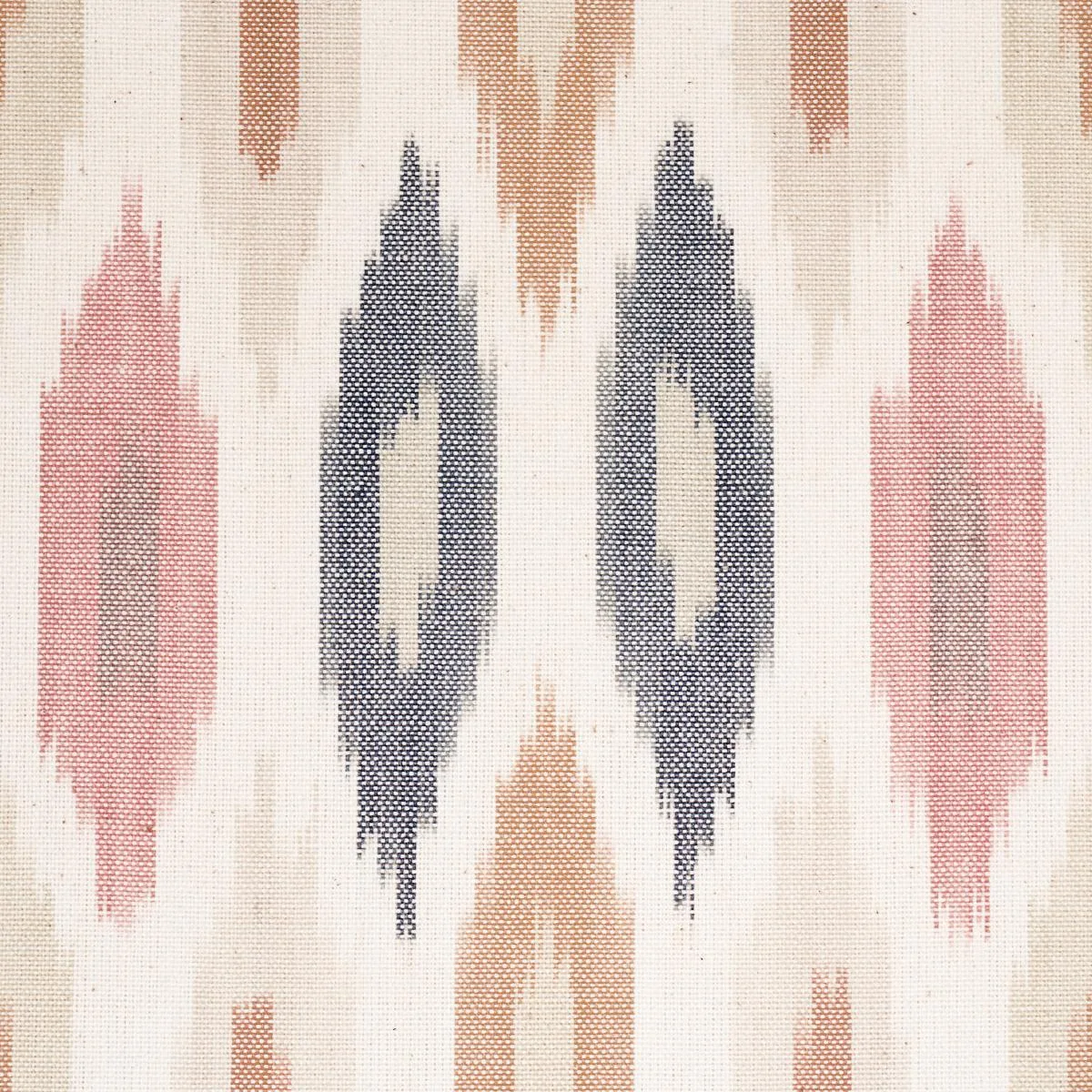 Schumacher 3471003 Sunara Ikat Sedona fabric swatch