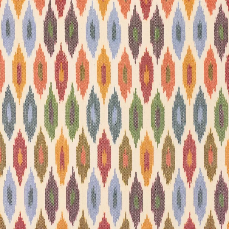 Schumacher 3471001 Sunara Ikat Spice fabric swatch