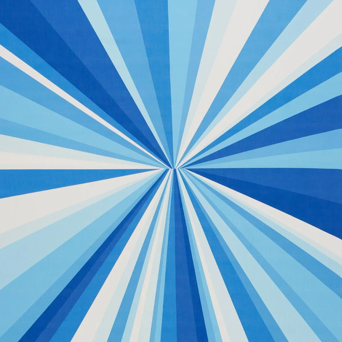 Schumacher 181090 Sunbeam Print Indoor/Outdoor Panel Horizon Blue fabric swatch