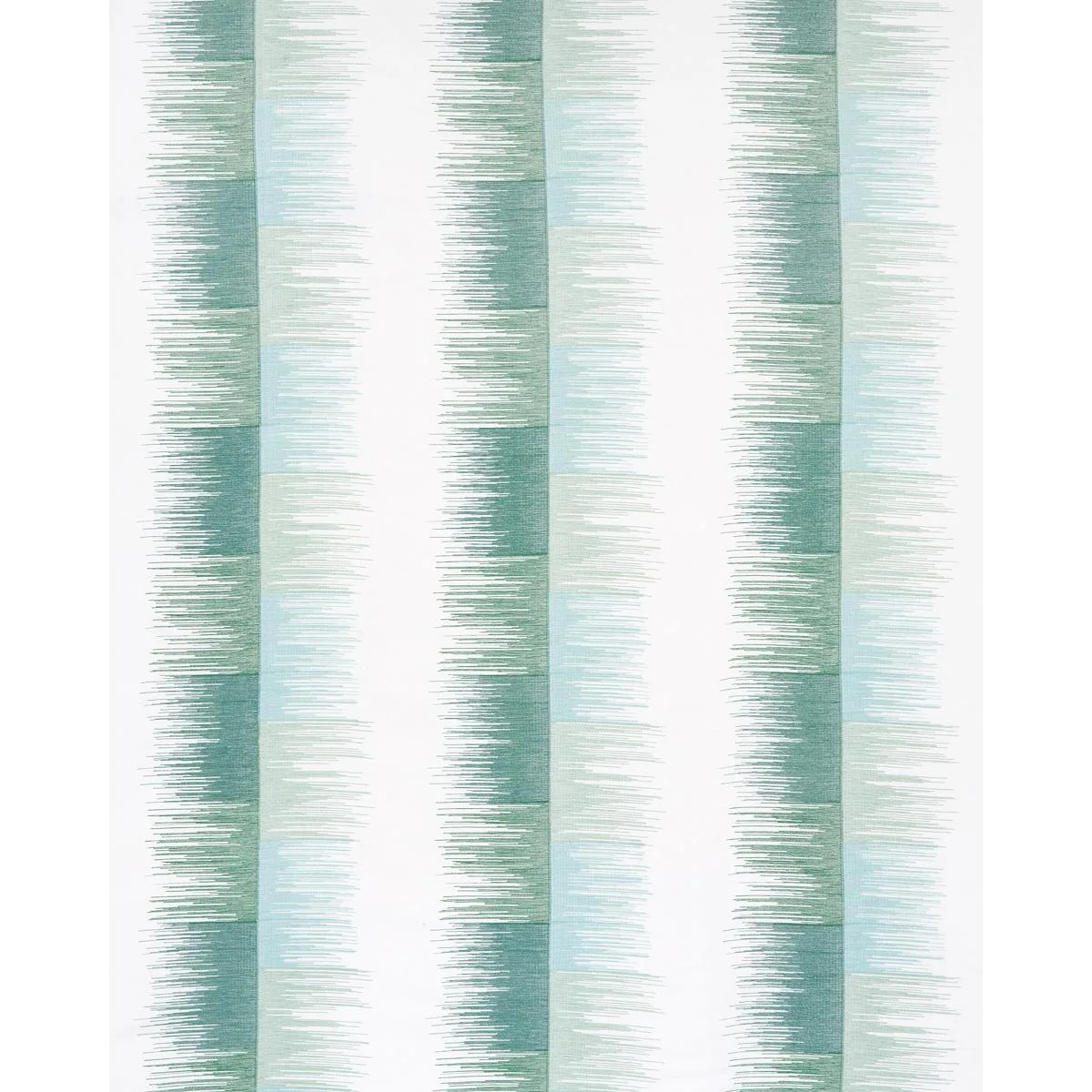 Schumacher 78403 Sunburst Stripe Embroidery Mineral fabric swatch