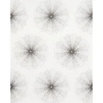 Schumacher 174202 Sundial Charcoal fabric swatch
