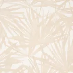 Schumacher 179603 Sunlit Palm Linen Sand fabric swatch