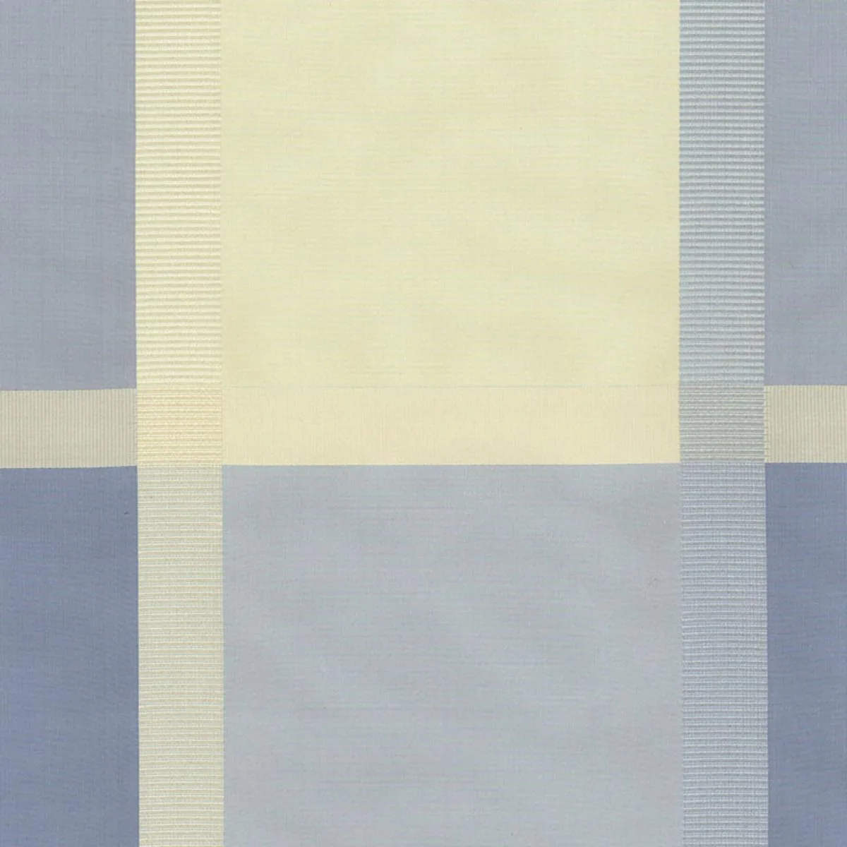 Schumacher 61134 Surat Silk Plaid Bluebell fabric swatch