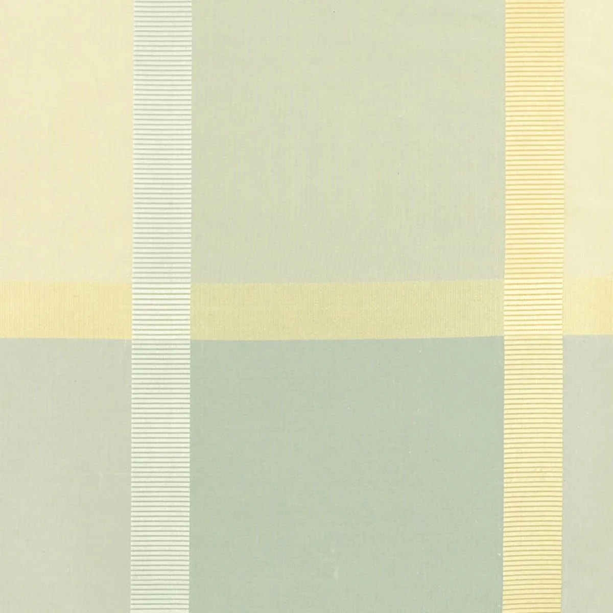 Schumacher 61132 Surat Silk Plaid Robin's Egg fabric swatch