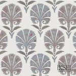 Schumacher RF501CR51 Suzani Carnation Nattier fabric swatch