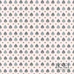 Schumacher RF503CR54 Suzani Spades Blues fabric swatch