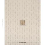 Schumacher 85600 Swanson Scallop Pewter fabric swatch