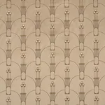 Schumacher 85600 Swanson Scallop Pewter fabric swatch