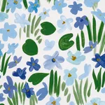 Schumacher 182200 Sweet Violette Indoor/Outdoor Blue fabric swatch
