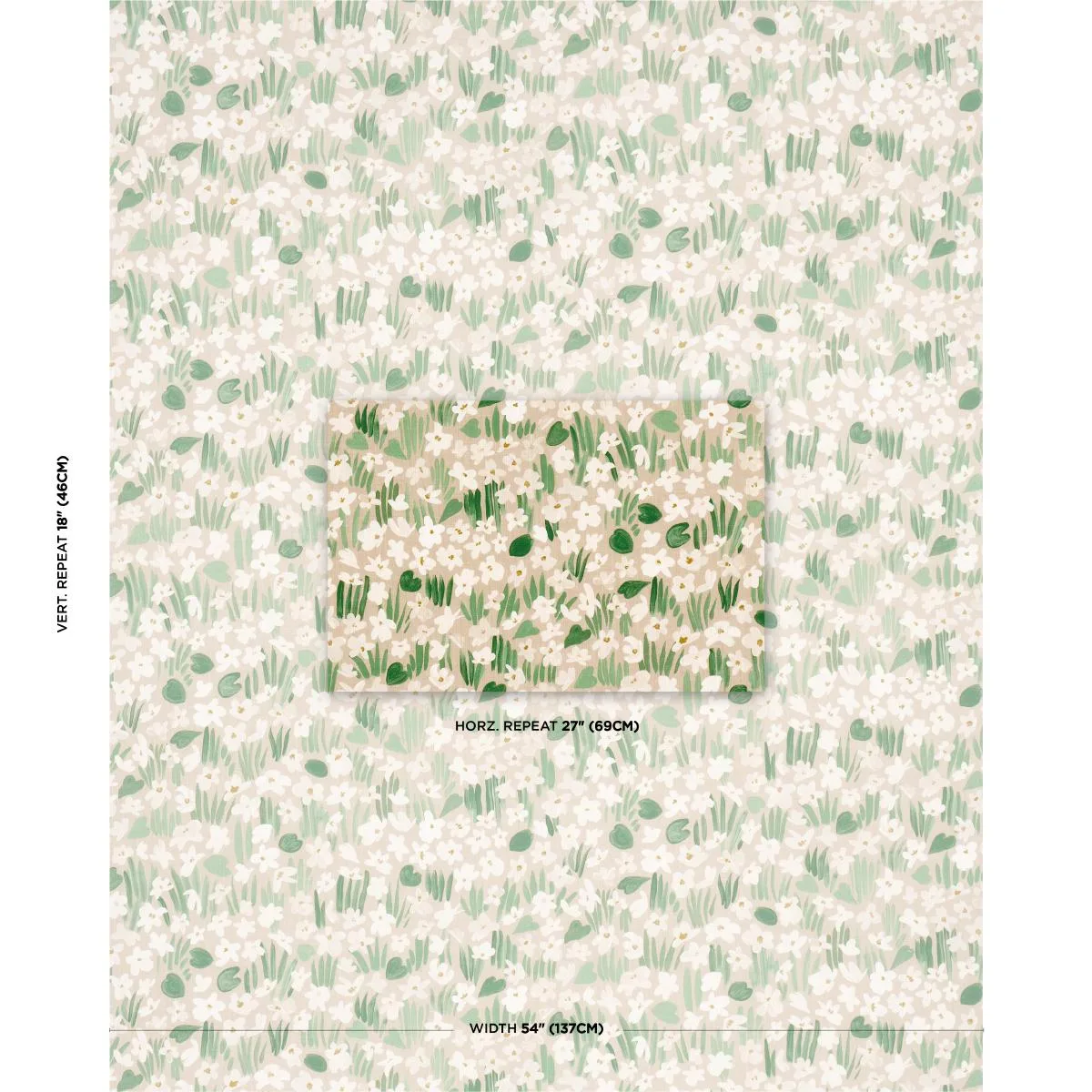 Schumacher 182201 Sweet Violette Indoor/Outdoor Neutral fabric swatch