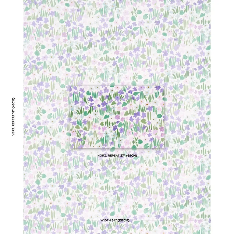 Schumacher 182202 Sweet Violette Indoor/Outdoor Pink fabric swatch