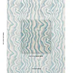 Schumacher 82410 Swirl Velvet Mineral fabric swatch