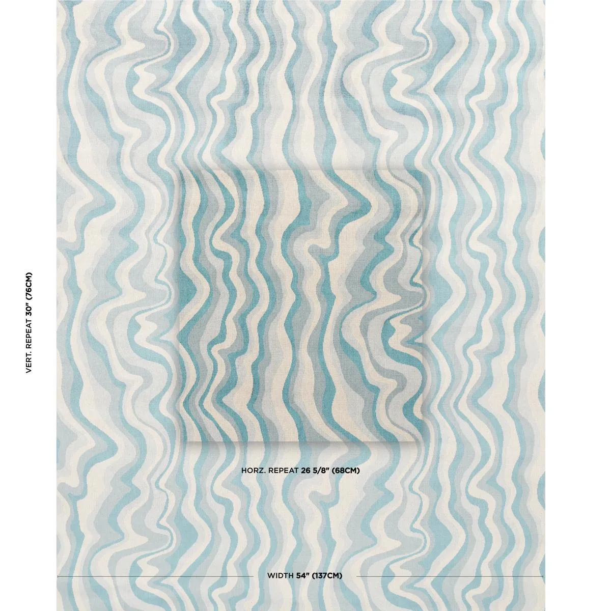 Schumacher 82410 Swirl Velvet Mineral fabric swatch